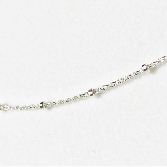Dainty Chain Choker Faceted Cut Beads Necklace - Picture 6 of 6